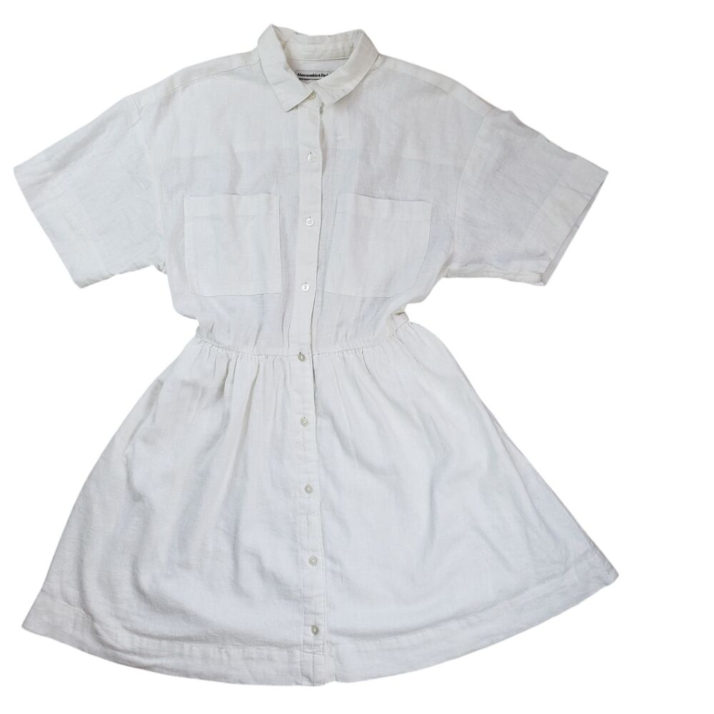 Abercrombie & Fitch White Mini Dress